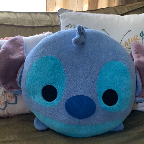 Disney Tsum Tsum Stitch face pillow